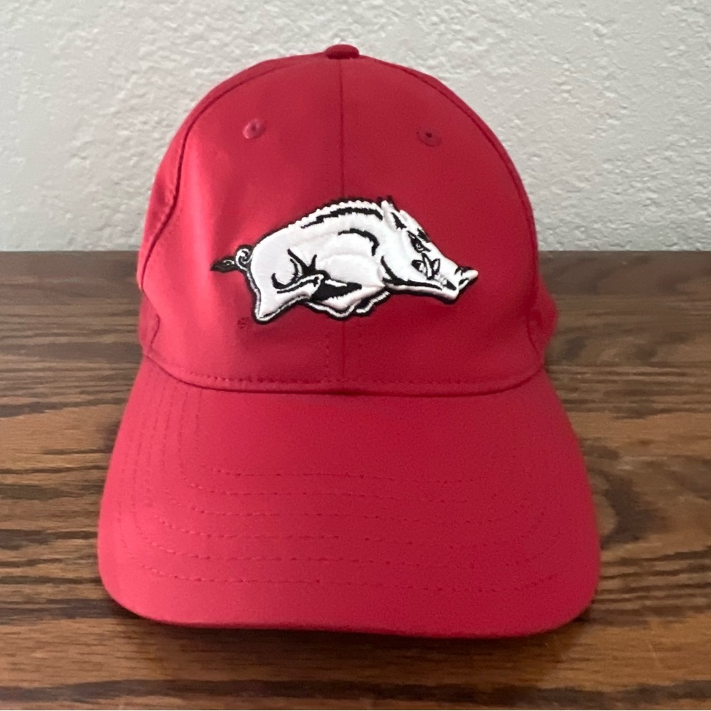 Arkansas Razorbacks Red Adjustable Back Hat Top of the World